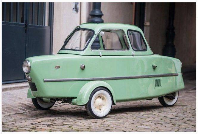 1956 Inter 175A Berline, the Inter Autoscooter was a French three-wheeled...